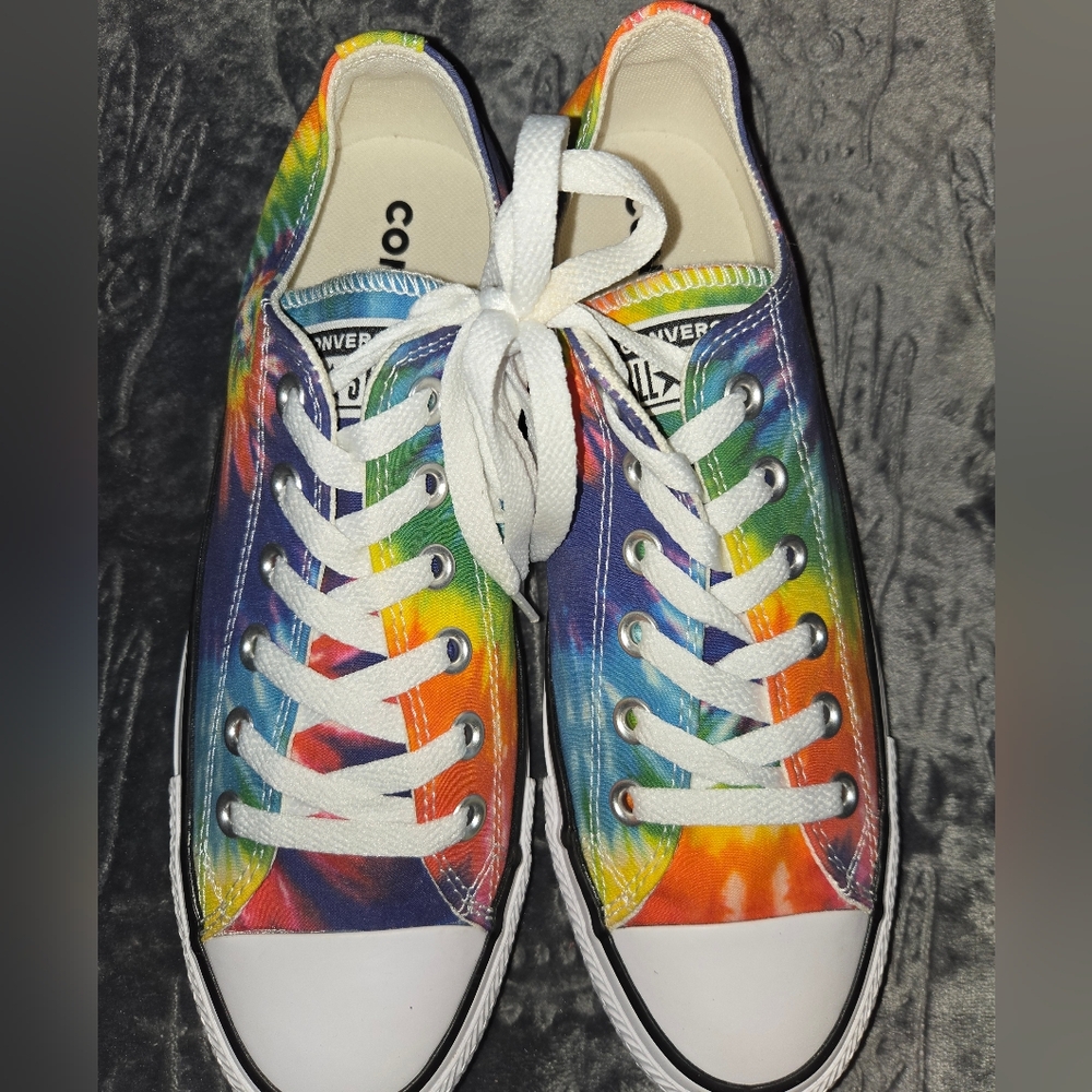 Converse Multicolor Tie-Dye Womens Sneakers - Picture 2 of 6